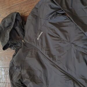 Columbia Men's Charcoal Hooded Performance Jacket